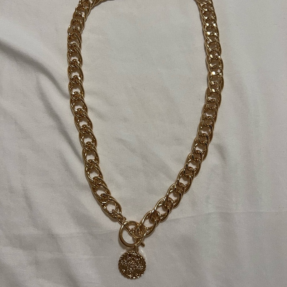 2 golf plated necklaces